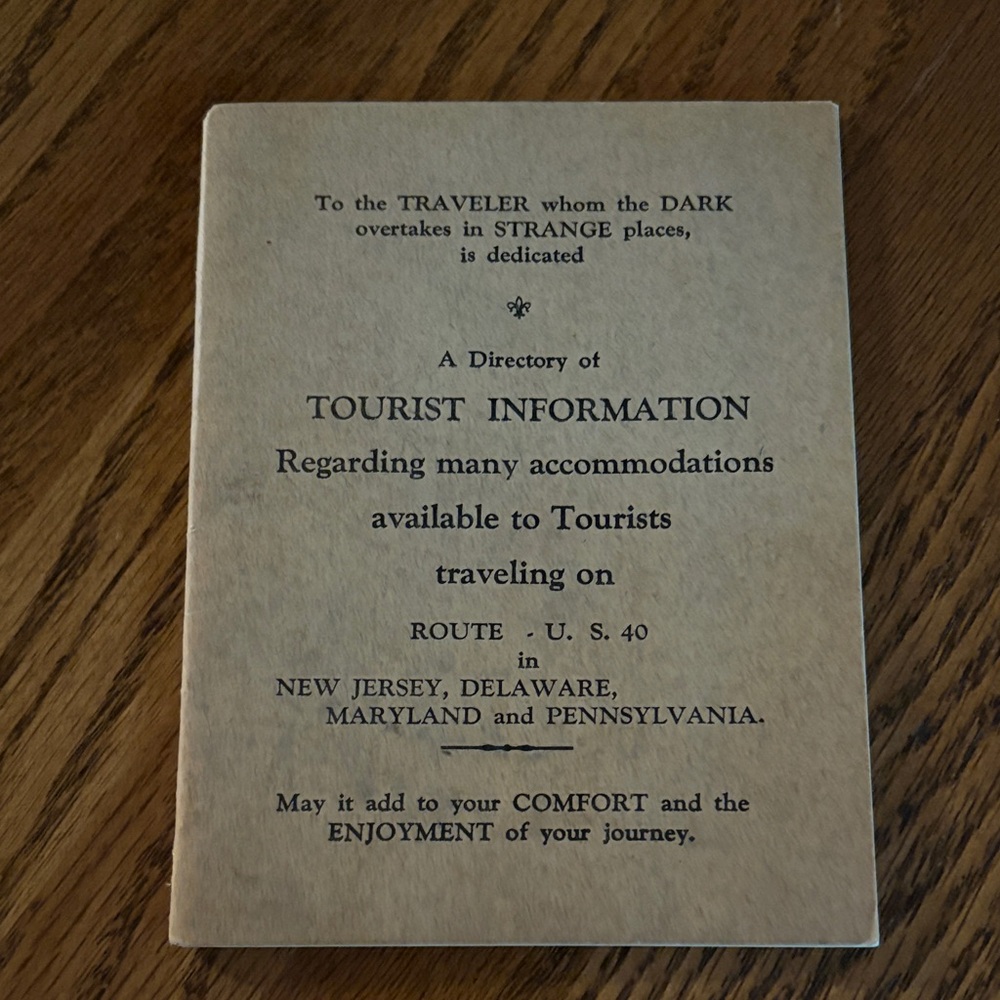 Vintage Tourist Information Directory